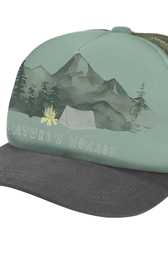 Jack Wolfskin czapka z daszkiem dziecięca ANIMAL MESH CAP K zielony 1908565