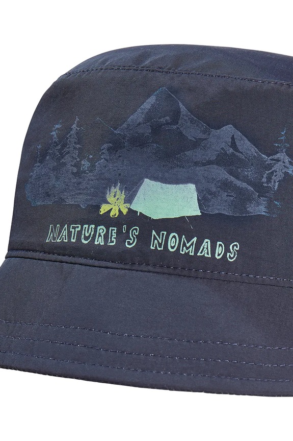 Αγορίστικα Παιδικό καπέλο Jack Wolfskin WOODS BUCKET HAT K A63679 σκούρο μπλε