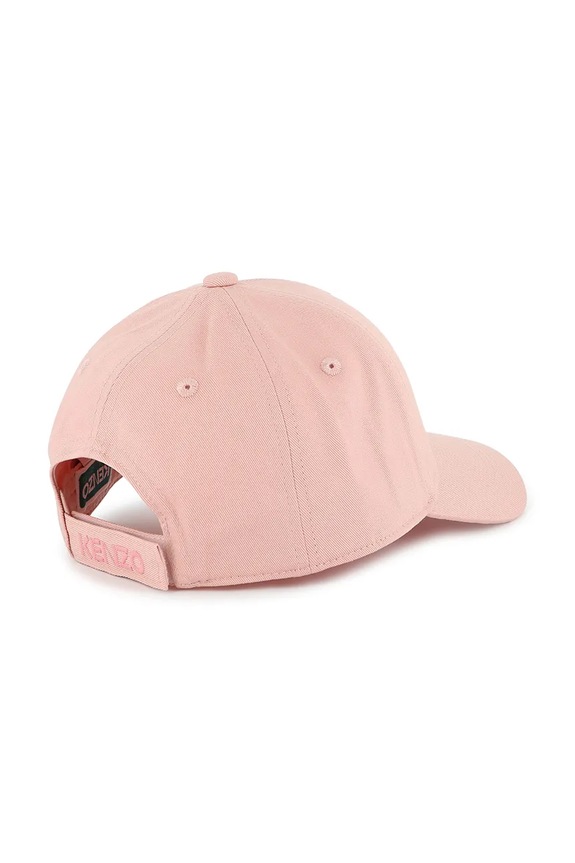 Παιδικό βαμβακερό καπέλο μπέιζμπολ Kenzo Kids K60880.44.50 πορτοκαλί SS25