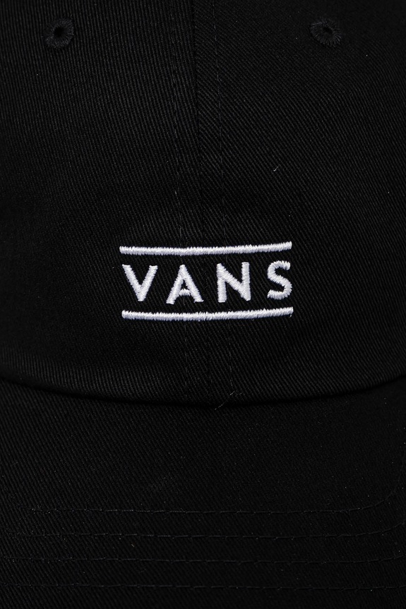 Chlapec Detská bavlnená šiltovka Vans HALF BOX CURVED BILL JOCKEY VN000J4TBLK1 čierna