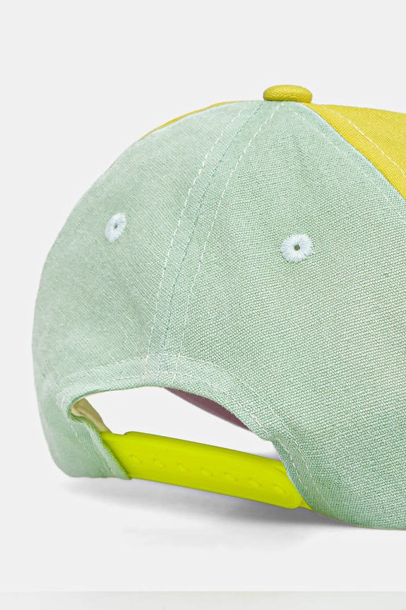 Pamučna kapa sa šiltom za bebe United Colors of Benetton 6LDDGA01B.P.Seasonal roza SS25