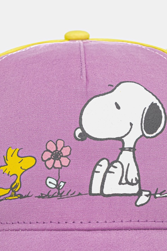 Dječaci Pamučna kapa sa šiltom za bebe United Colors of Benetton 6LDDGA01B.P.Seasonal roza