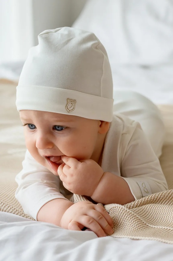 Παιδικός σκούφος Jamiks REDDY REDDY.Nak.glo.JWH071.K μπεζ SS25