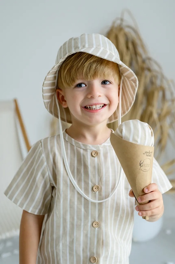 Jamiks gyerek vászon sapka ZURIMAN egyéb bézs ZURIMAN.le.Nak.JLH148.K