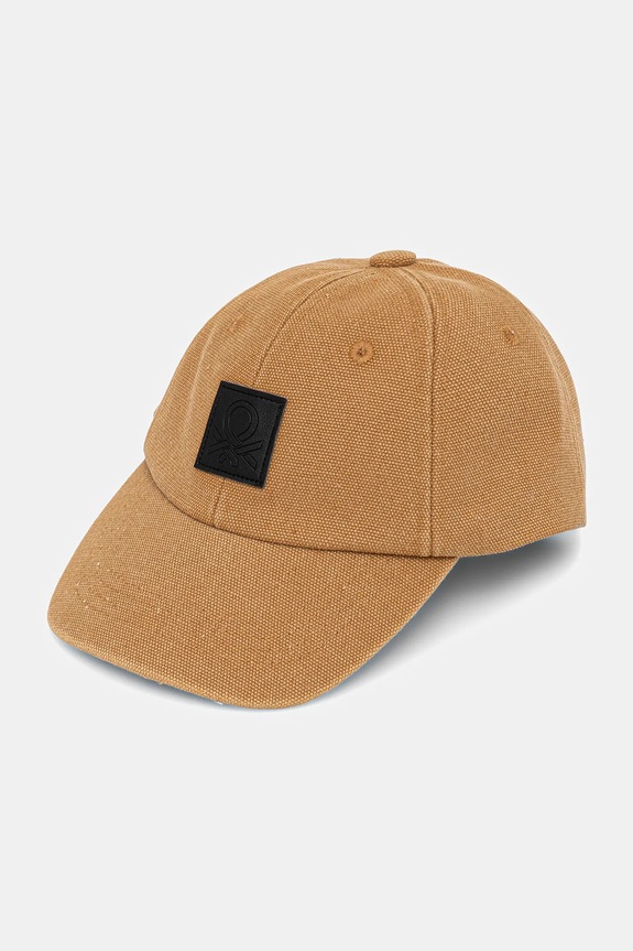 United Colors of Benetton berretto da baseball cotone marrone 6T8JCA02G.G.Seasonal