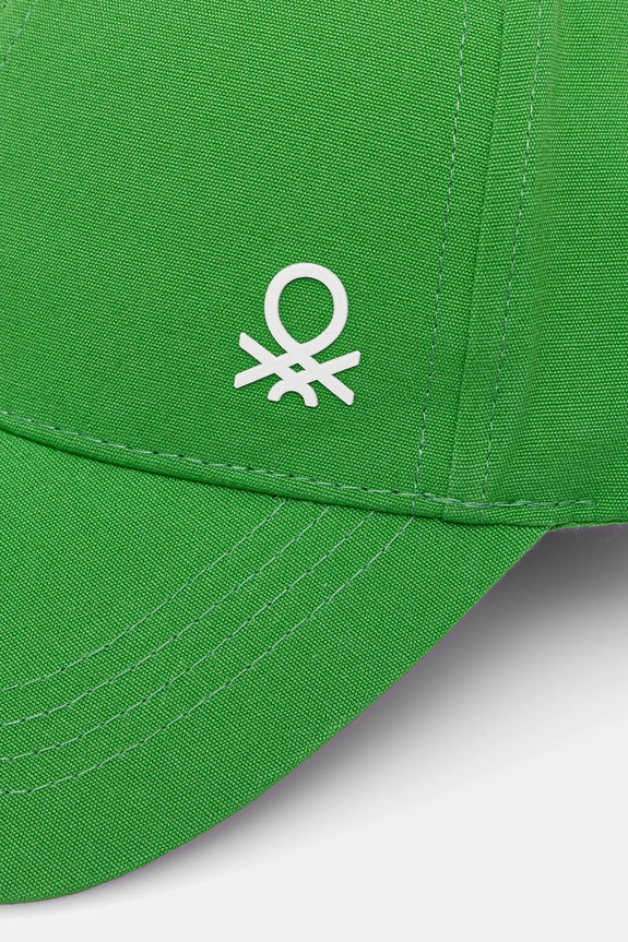 Kšiltovka United Colors of Benetton 6YCTGA012.P.Seasonal zelená SS25