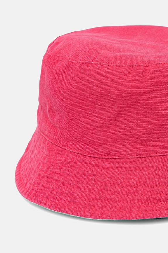 Bavlnená obojstranná detská čiapka United Colors of Benetton ružová 6KQACA02M.G.Seasonal