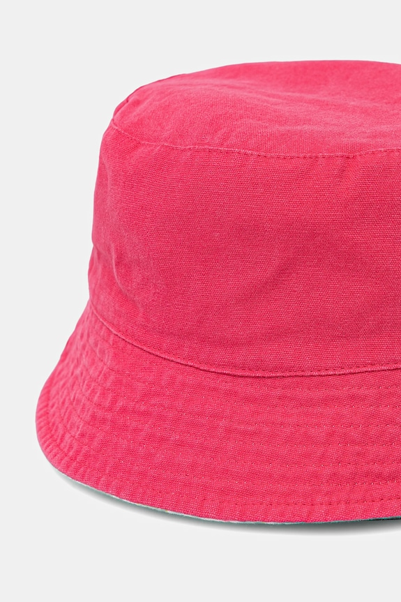 Bavlnená obojstranná detská čiapka United Colors of Benetton ružová 6KQACA02M.G.Seasonal