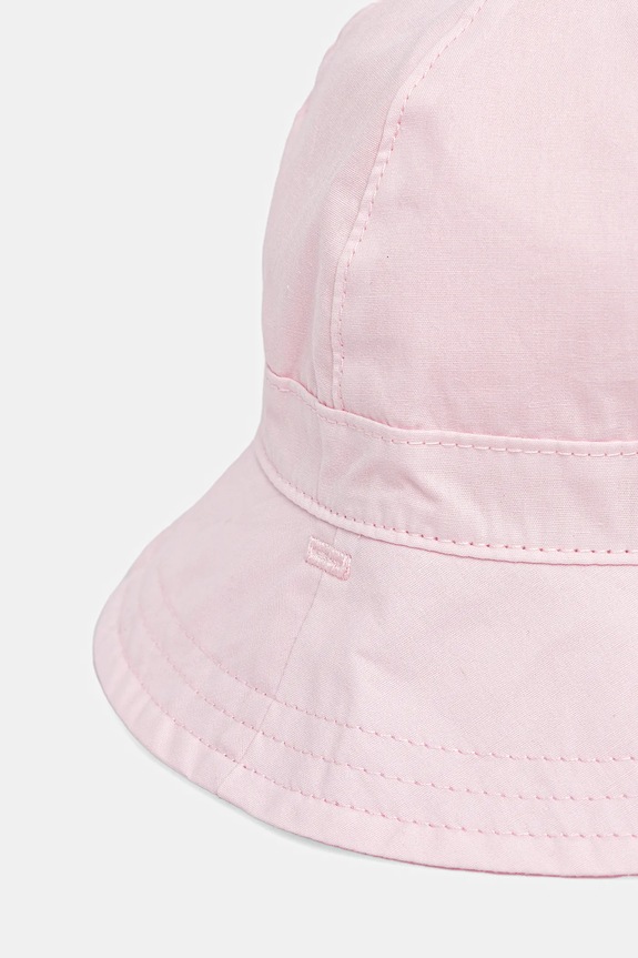 Chlapec Bavlnená obojstranná detská čiapka United Colors of Benetton 65B2AA00W.W.Seasonal ružová