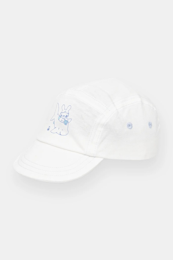 United Colors of Benetton cappello con visiera in cotone bambini prodotto per bambini bianco 69G7AA00X.W.Seasonal