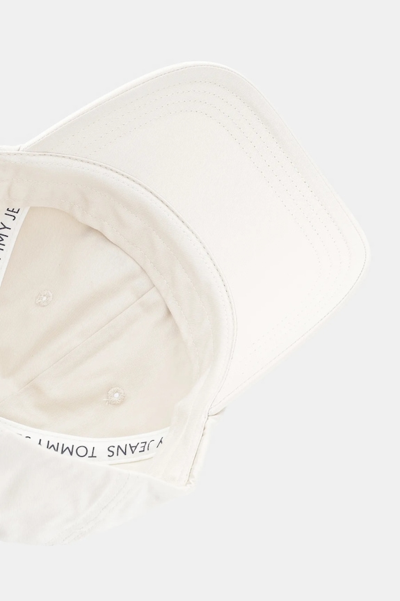 Tommy Jeans czapka z daszkiem bawełniana 0 beżowy AM0AM12958