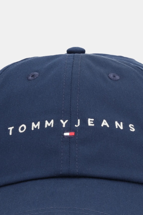 Bombažna bejzbolska kapa Tommy Jeans 0 AM0AM12958 mornarsko modra SS26