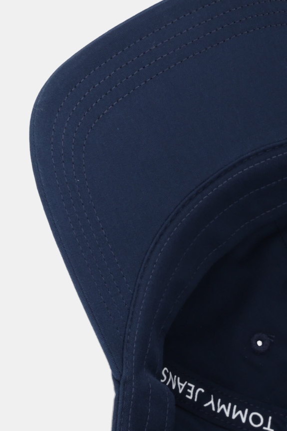 Bombažna bejzbolska kapa Tommy Jeans 0 mornarsko modra AM0AM12958