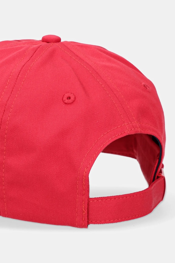 Akcesoria Tommy Jeans czapka z daszkiem męska bawełniana AM0AM12933 czerwony