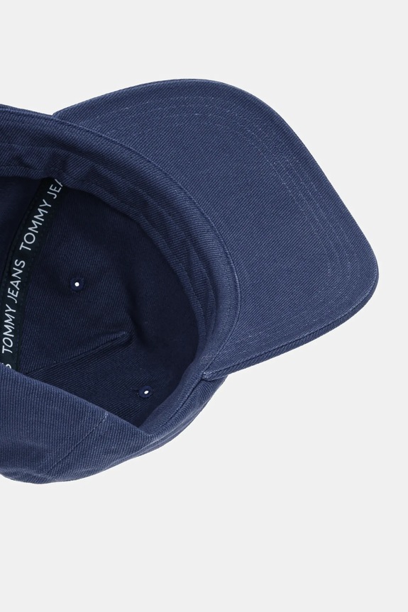 Tommy Jeans czapka z daszkiem bawełniana granatowy AM0AM13318