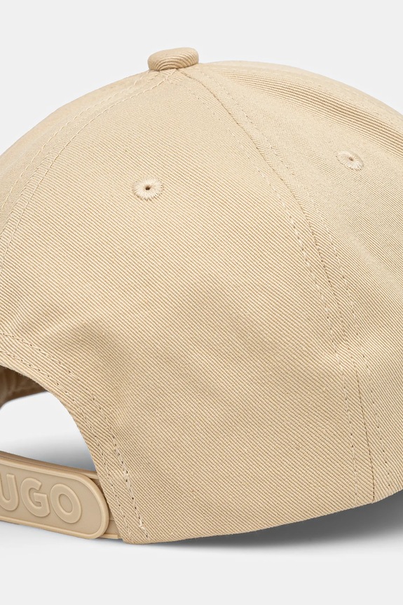 Accesorii HUGO șapcă de baseball din bumbac Jude-Stacked 50533409 bej