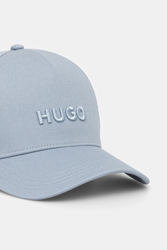 HUGO șapcă bărbătească de bumbac Jude 50533410 albastru SS26