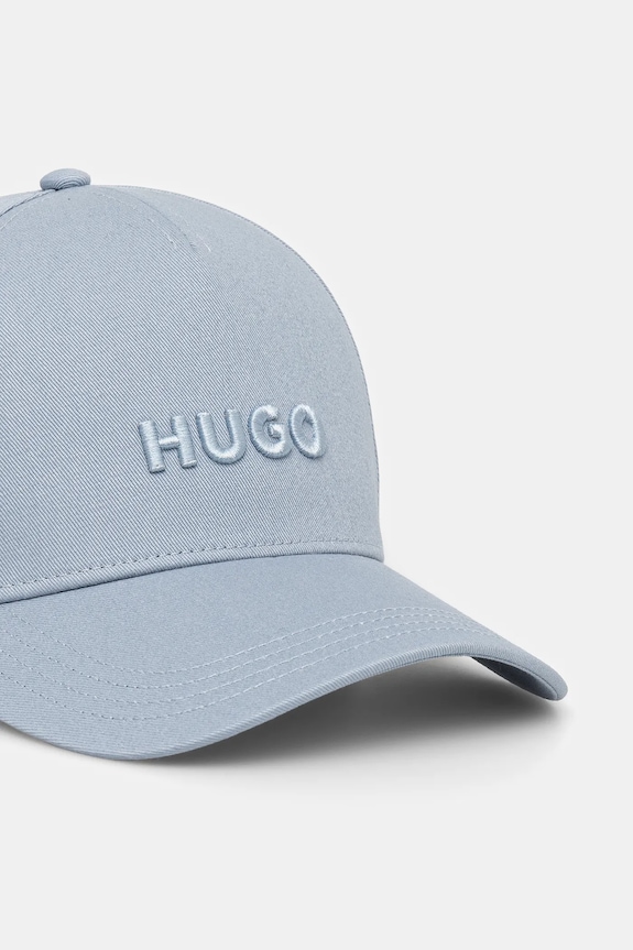 HUGO șapcă bărbătească de bumbac Jude 50533410 albastru SS26