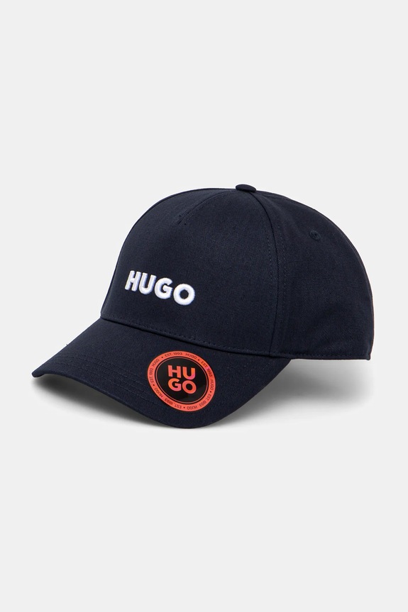 HUGO șapcă bărbătească din bumbac Jude bumbac bleumarin 50533410