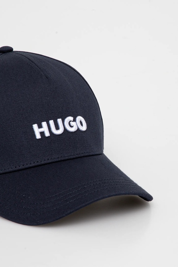 HUGO șapcă bărbătească din bumbac Jude 50533410 bleumarin SS26