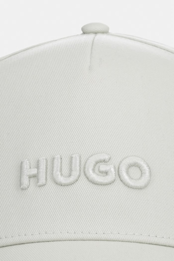 HUGO șapcă masculină din bumbac Jude 50533410 verde SS26
