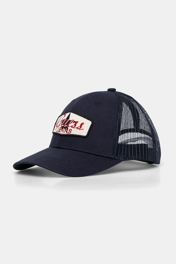 Kšiltovka Guess Jeans bavlna námořnická modř M5RZ17.WF8V1
