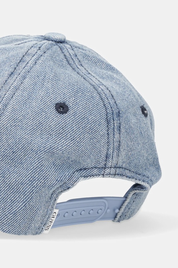 Akcesoria Guess Jeans czapka z daszkiem bawełniana M5RZ16.WF8V1 niebieski