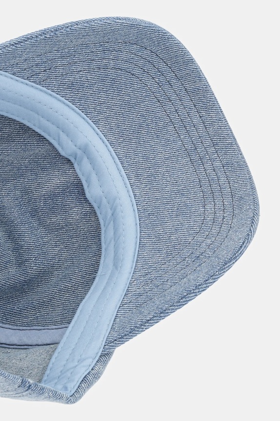 Guess Jeans czapka z daszkiem bawełniana niebieski M5RZ16.WF8V1