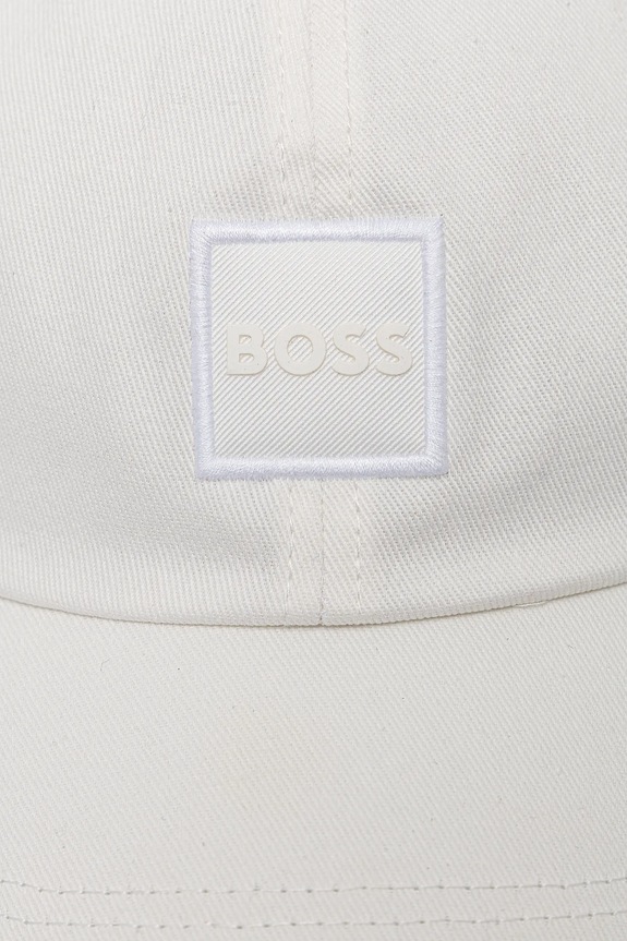 Bavlnená šiltovka BOSS Orange Derrel-PL 50535555 biela SS26
