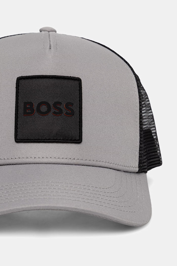 BOSS Orange trucker cap muška Elliot-PL 50535622 siva SS26