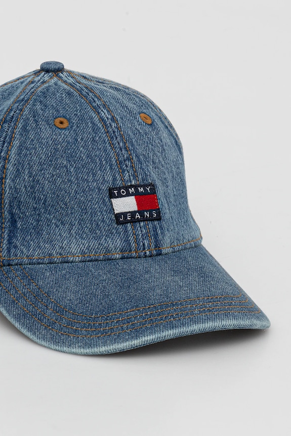 Αξεσουάρ Τζιν καπέλο μπέιζμπολ Tommy Jeans AM0AM13288 μπλε