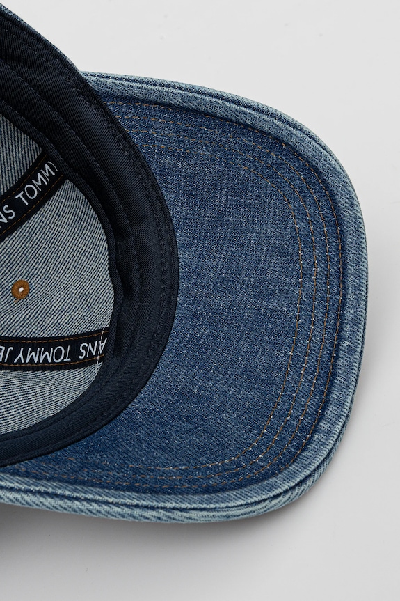 Τζιν καπέλο μπέιζμπολ Tommy Jeans μπλε AM0AM13288