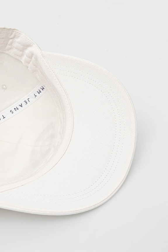 Tommy Jeans czapka z daszkiem bawełniana biały AM0AM13286
