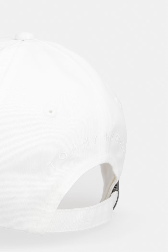 Akcesoria Tommy Hilfiger baseball cap męska bawełniana AM0AM13008 biały