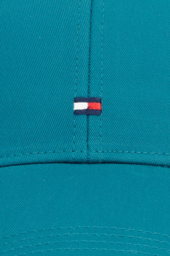 Tommy Hilfiger baseball cap męska bawełniana AM0AM13008 turkusowy SS26