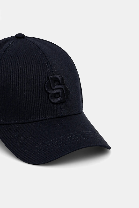 BOSS Baseballová čepice pánská bavlněná Zed-B-Icon 50533299 námořnická modř SS26