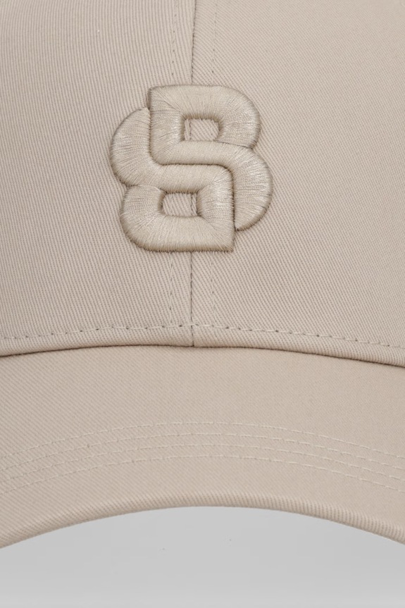 BOSS șapcă baseball bărbați din bumbac Zed-B-Icon 50533299 bej SS26