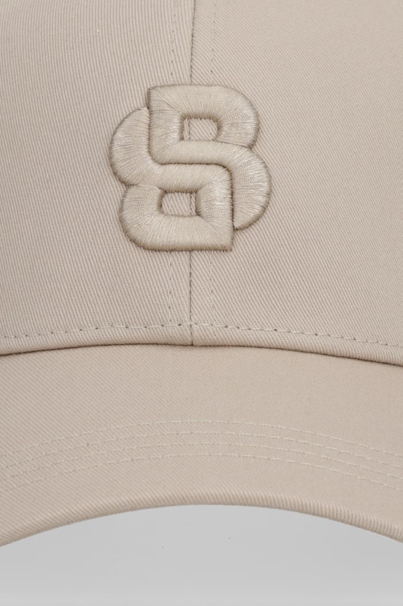 BOSS șapcă baseball bărbați din bumbac Zed-B-Icon 50533299 bej SS26