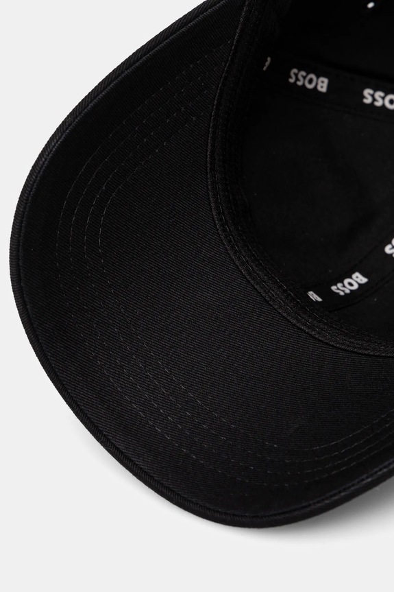 Αξεσουάρ BOSS Καπέλο μπέιζμπολ Ανδρικό Βαμβακερό Zed-B-Icon 50533299 μαύρο
