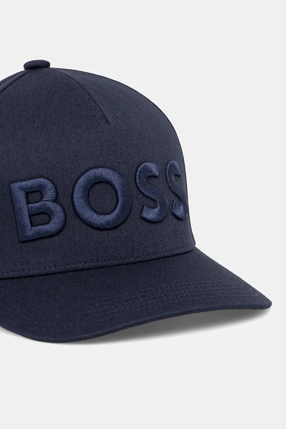 Bavlnená šiltovka BOSS Sevile 50536482 tmavomodrá AW25