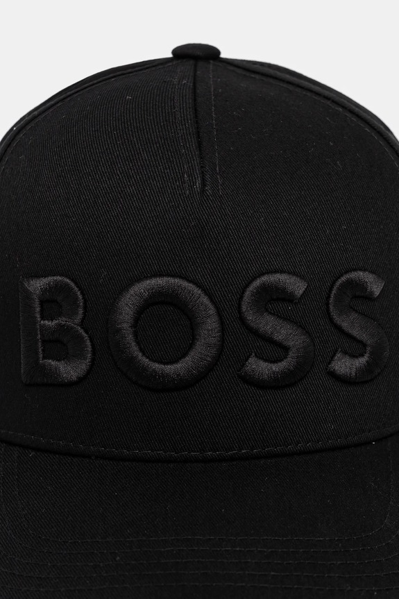 Bavlnená šiltovka BOSS Sevile 50536482 čierna AW25