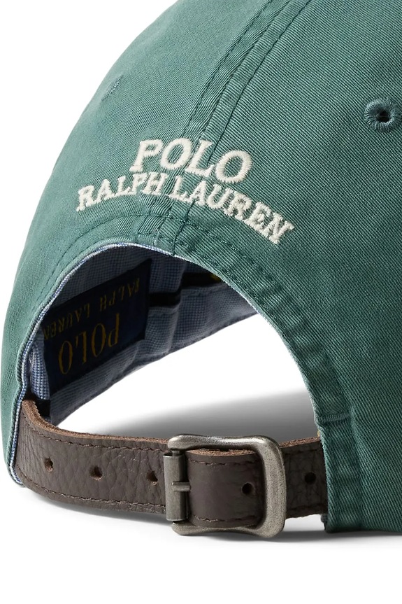 Аксессуары Хлопковая кепка Polo Ralph Lauren 710960726 зелёный