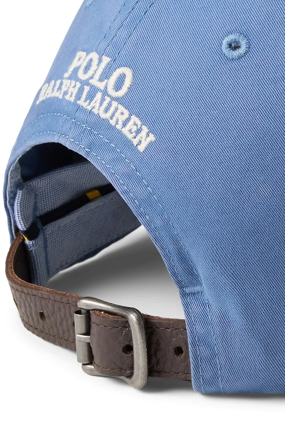 Αξεσουάρ Βαμβακερό καπέλο του μπέιζμπολ Polo Ralph Lauren 710960726 μπλε