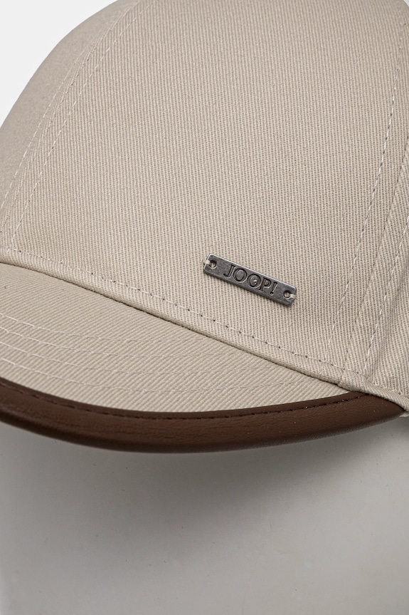 Joop! șapcă de baseball din bumbac 30045190 bej SS25
