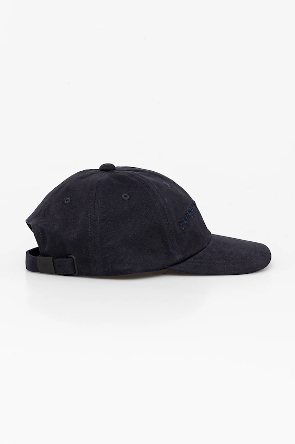 Bavlněná baseballová čepice Emporio Armani EM001319.AF14032 námořnická modř SS25