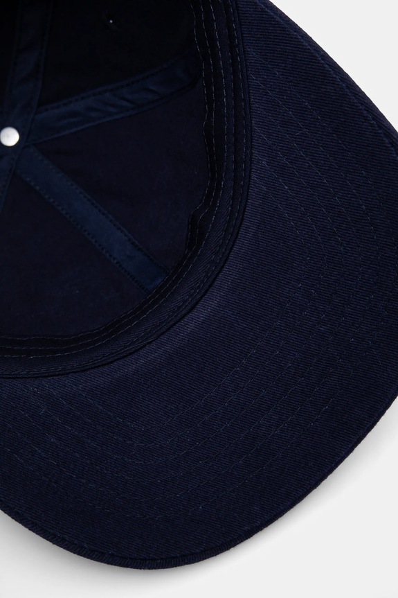 Bavlněná baseballová čepice Guess EMBROIDERED námořnická modř M5RZ11.WO07T
