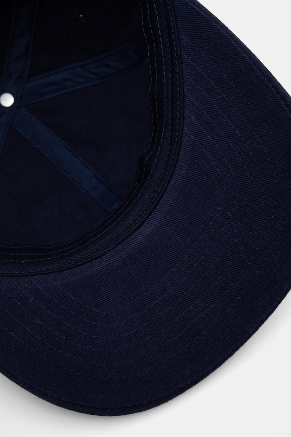 Bavlněná baseballová čepice Guess EMBROIDERED námořnická modř M5RZ11.WO07T