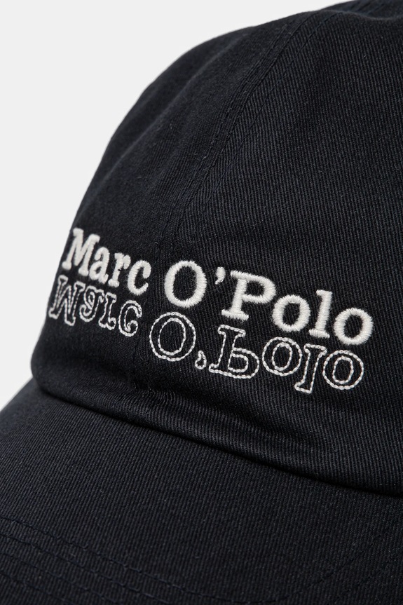 Bavlnená šiltovka Marc O'Polo 522803801014 tmavomodrá SS25