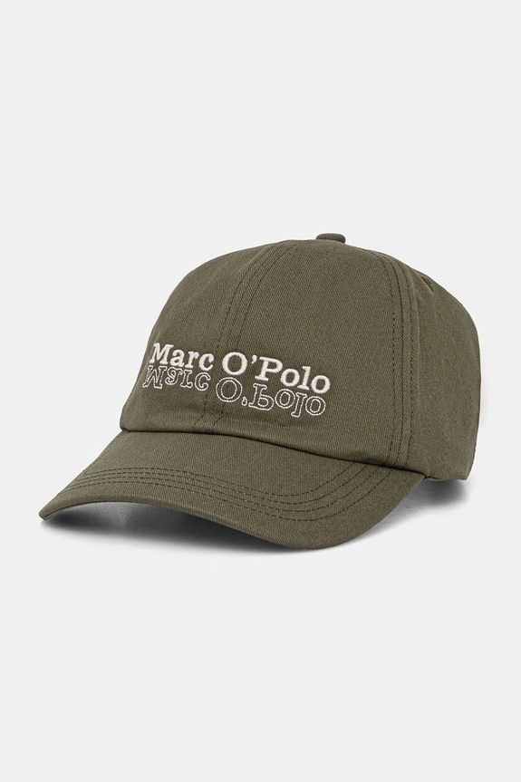 Bavlnená šiltovka Marc O'Polo bavlna zelená 522803801014