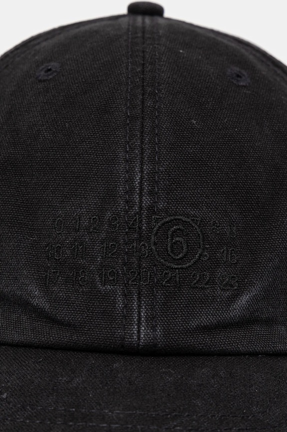 Accessories MM6 Maison Margiela cotton baseball cap SH0TC0005.M35346 black